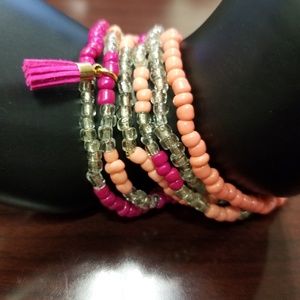 Handmade stretch bracelets